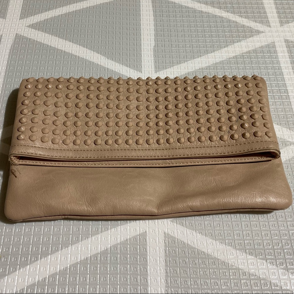 🛍Nude Studded Envelope Bag